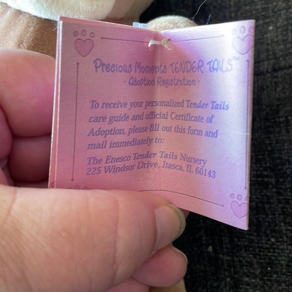 Precious Moments Tender Tails bear. New with tags. - Picture 7 of 8